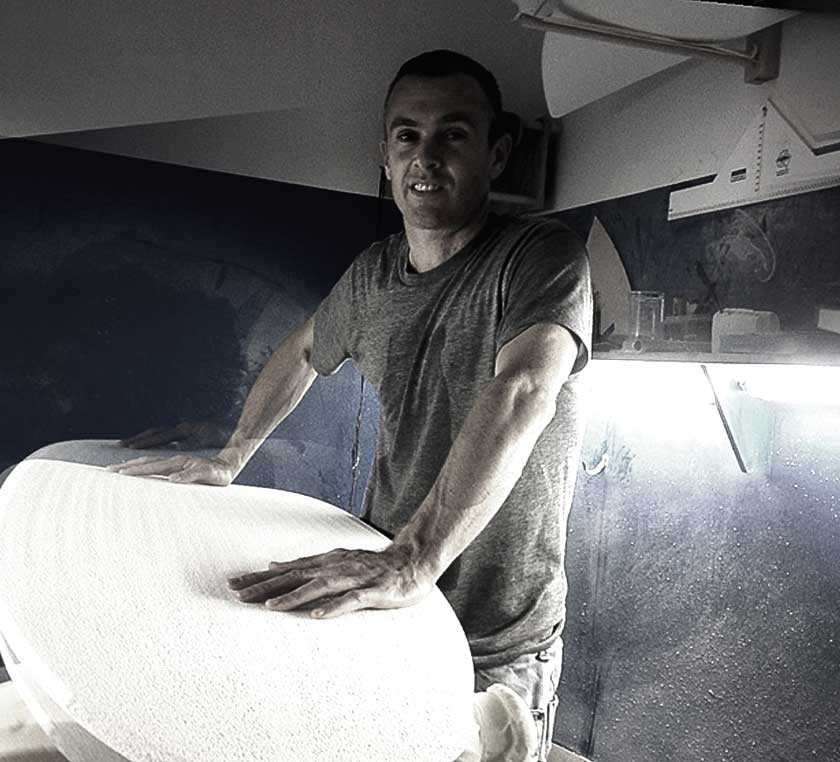 Shaper Steve Hamlyn